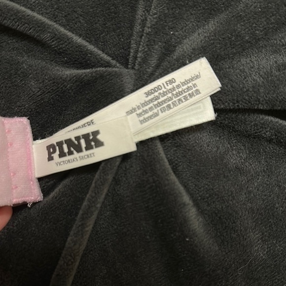 Pink Heart Pattern Bra - Picture 3 of 4